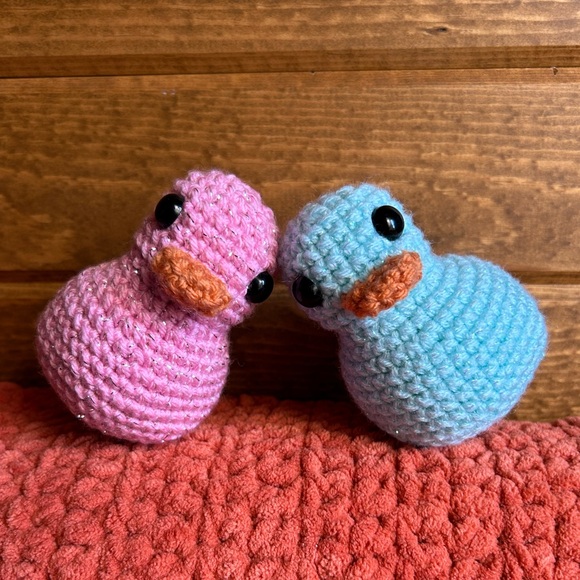Other - Rubber duckies crochet amigurumi ducks